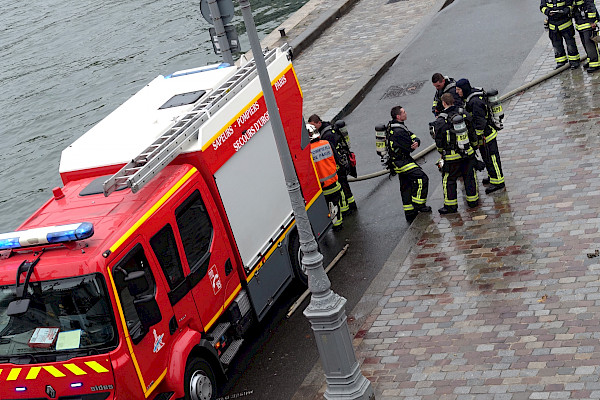 Firefighters in Paris