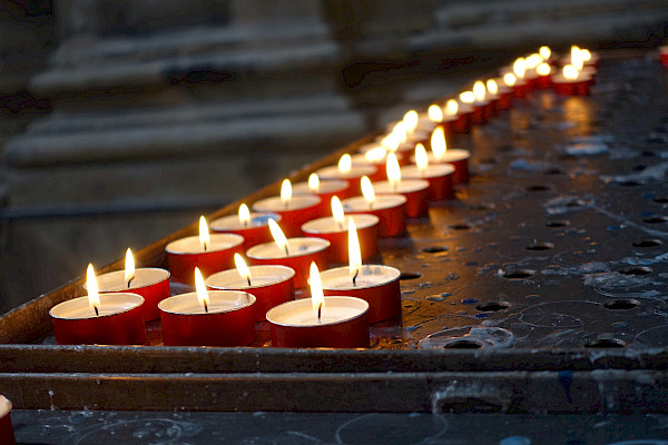 Candles in Venice Cathedral